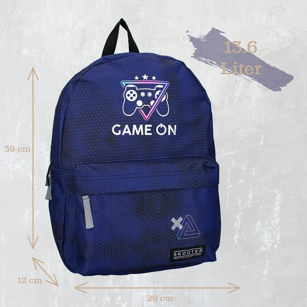Lasten Reppu - Skooter Never Underestimate Gamers
