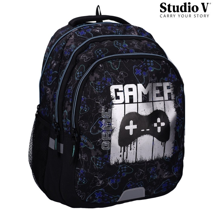 Lasten reppu Studio V Crazy Consoles koulureppu