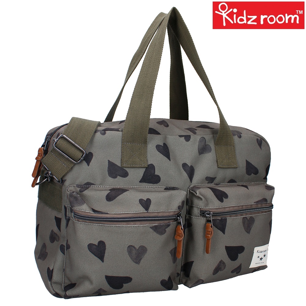 Hoitolaukku Kidzroom Care Kind At Heart Grey