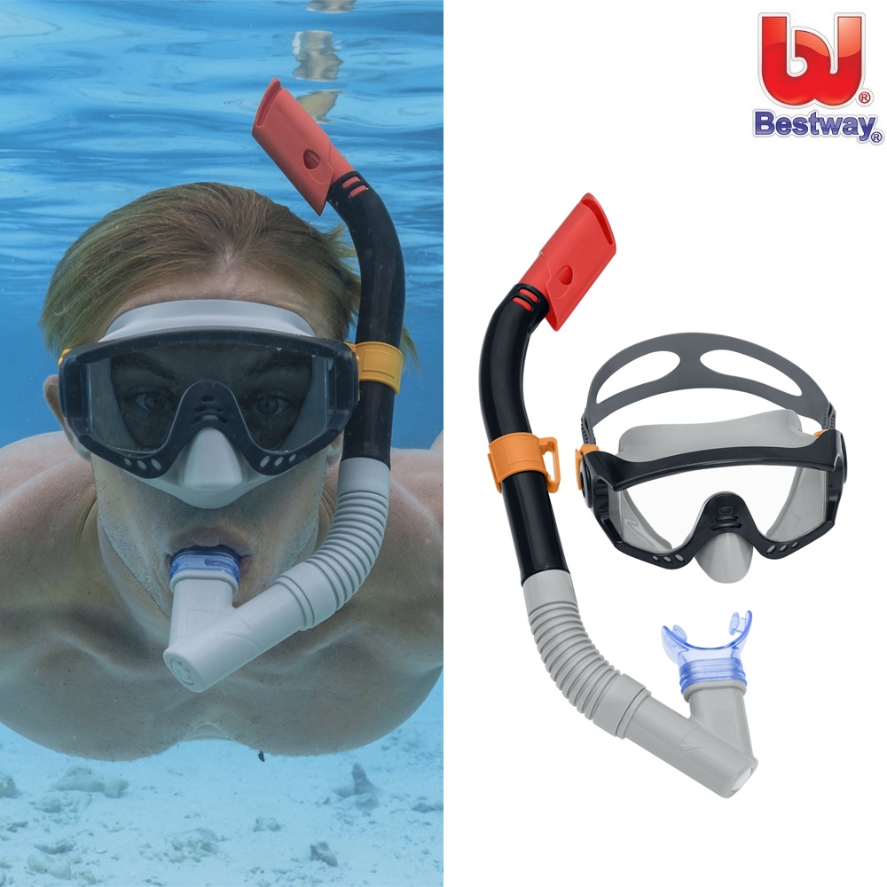Lasten Snorkkelisetti - Bestway Spark Wave  Grey