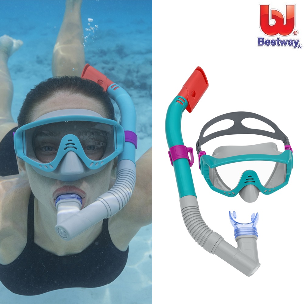 Lasten Snorkkelisetti - Bestway Spark Wave Blue