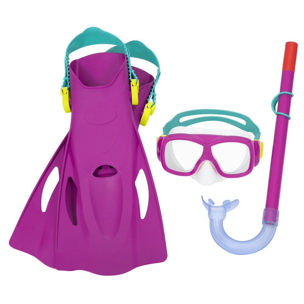 Lasten snorkelisetti Bestway Burst Essentials Cerise