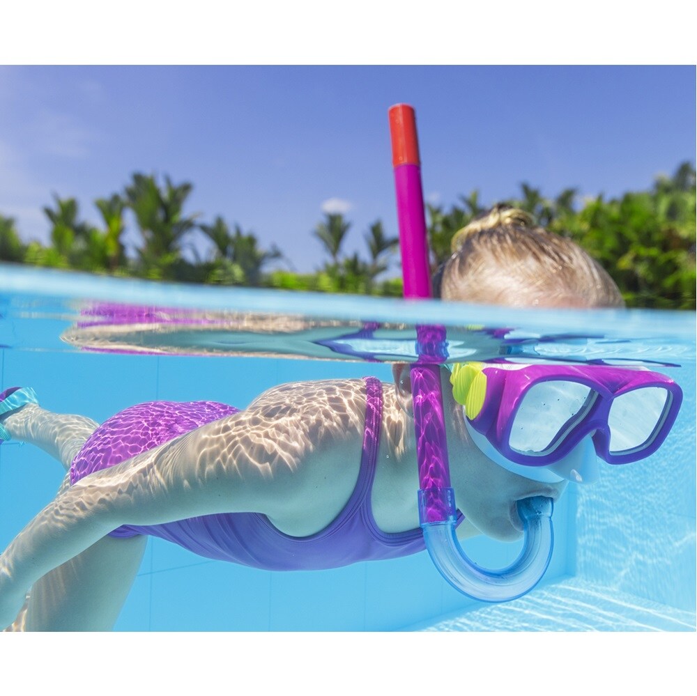 Lasten snorkelisetti Bestway Burst Essentials Cerise
