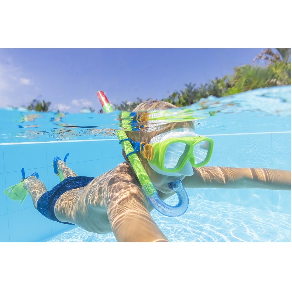 Lasten snorkelisetti Bestway Burst Essentials Green Lasten snorkelisetti Bestway Burst Essentials Green