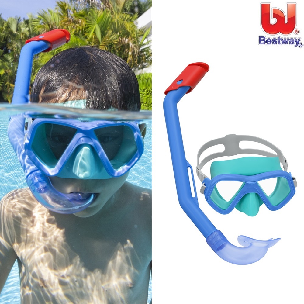 Lasten Snorkelisetti - Bestway Dominator Blue