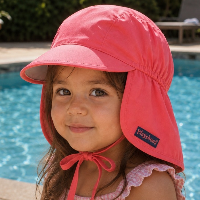 Lasten Kesähattu - Playshoes Sun Cap Pink