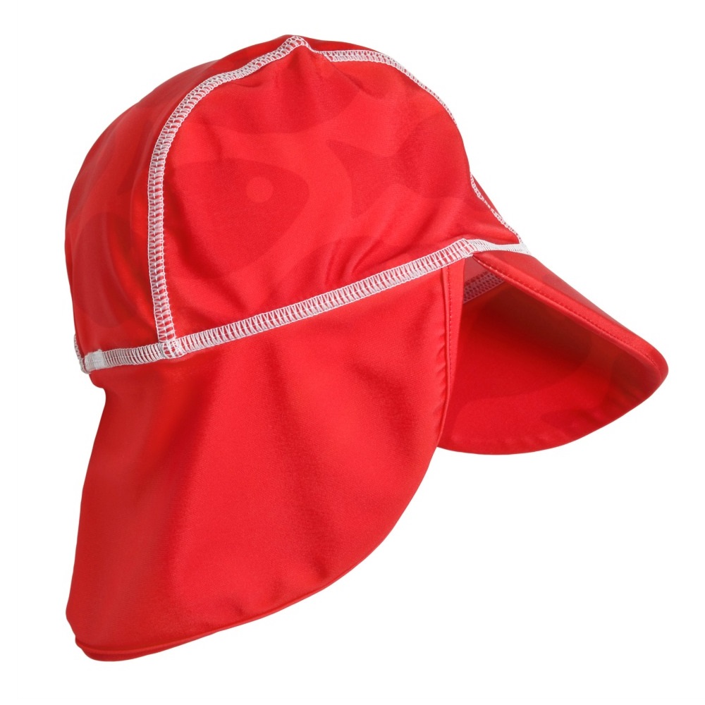 UV-hatt Swimpy Solid Fish röd