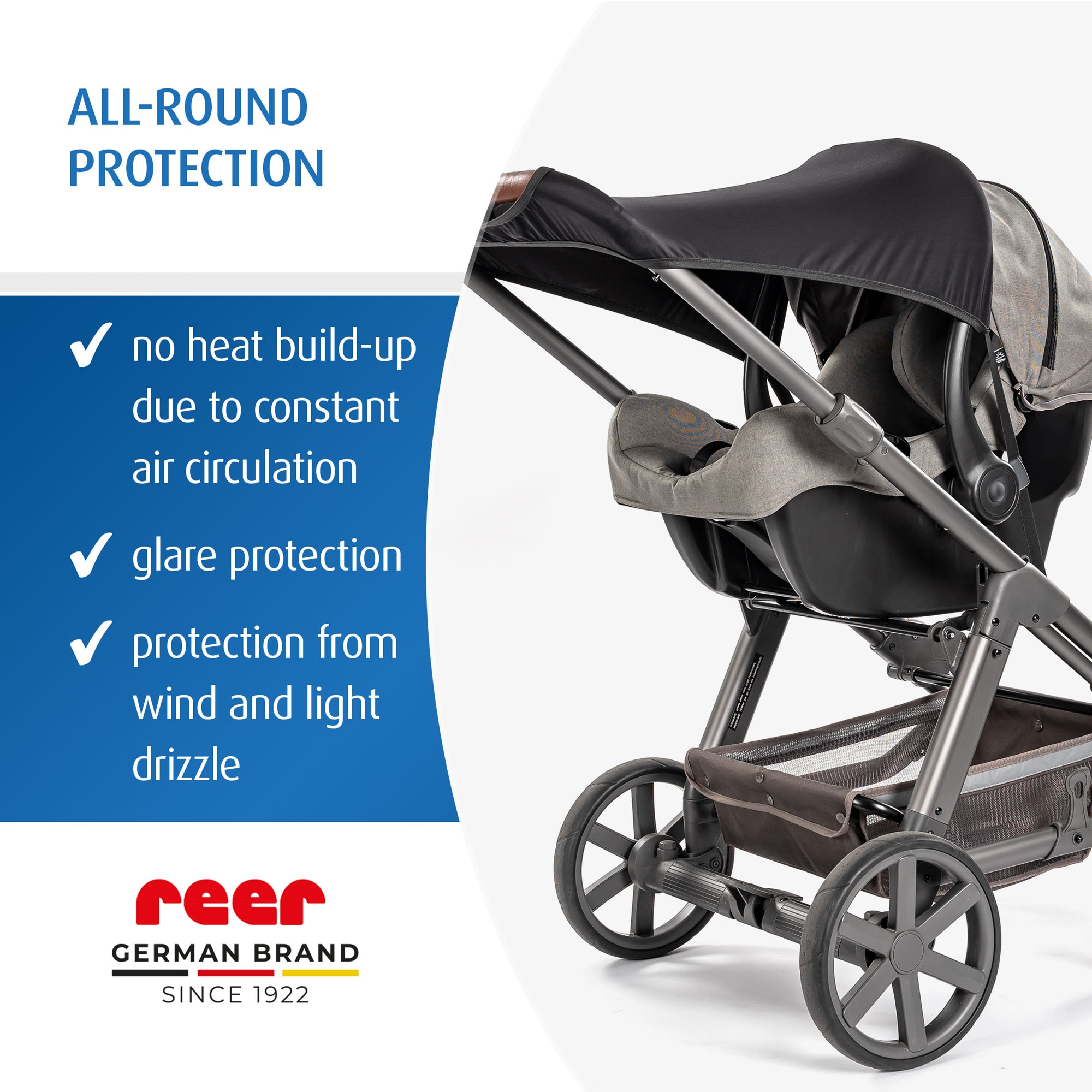 Aurinkosuoja Rattaisiin - Reer Shinesafe Suncover
