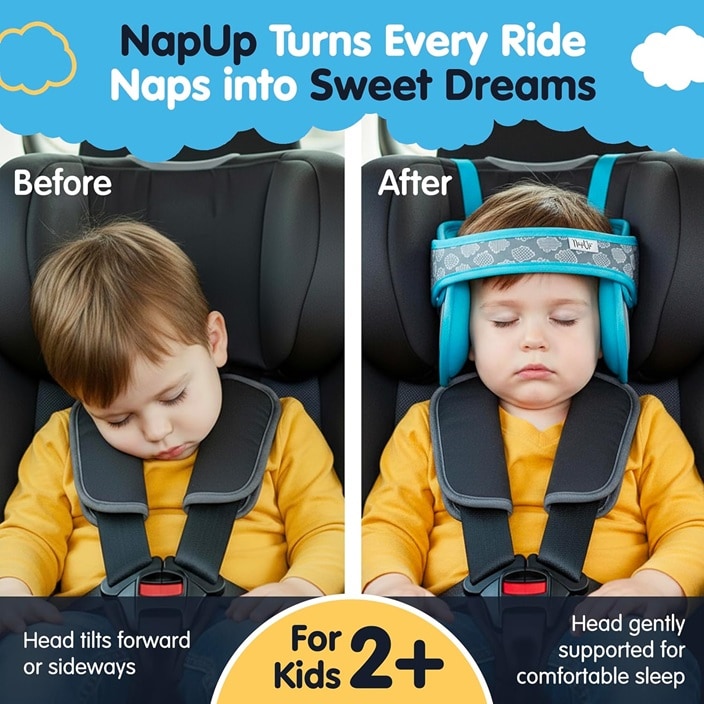 Niskatuki Autoon - NapUp Sininen
