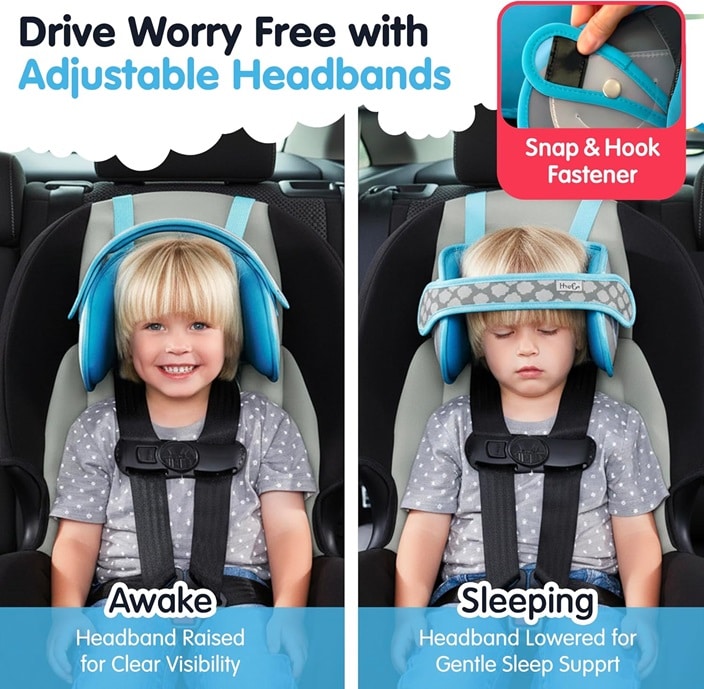 Niskatuki Autoon - NapUp Sininen