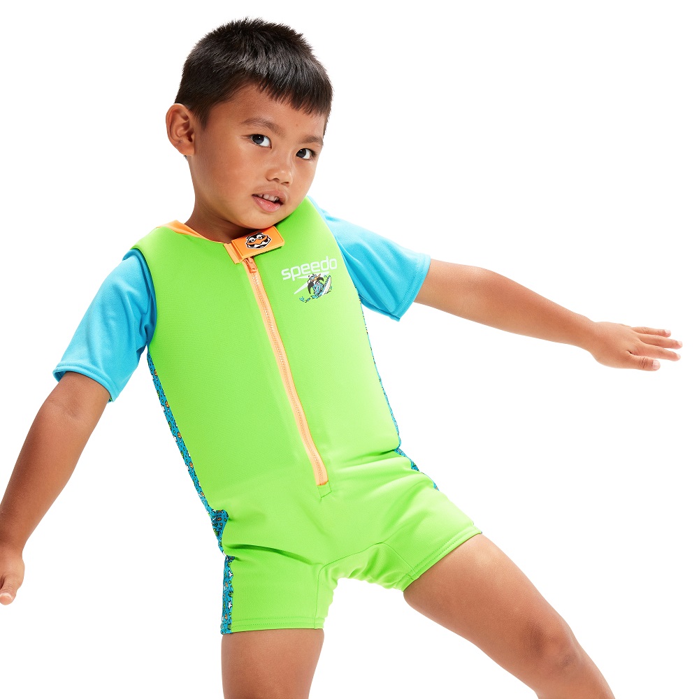 Speedo Float Suit kellukeuimapuku Fluro Green