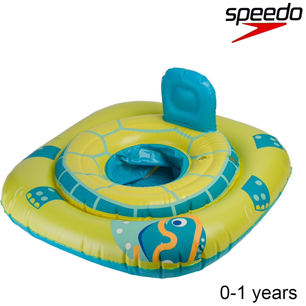 Vauvan Uimarengas Speedo Swim Seata Turtle vihrea ja keltainen