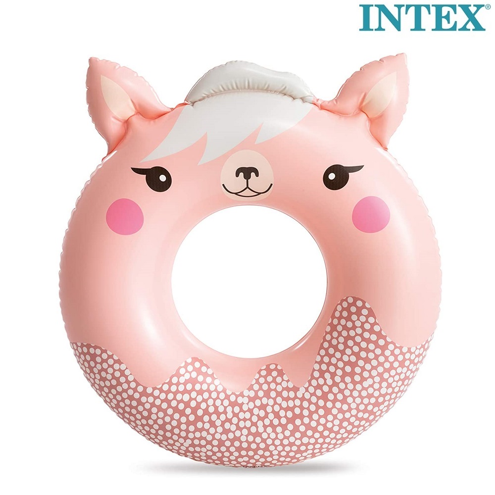 Lasten uimarengas Intex Animal Pink large