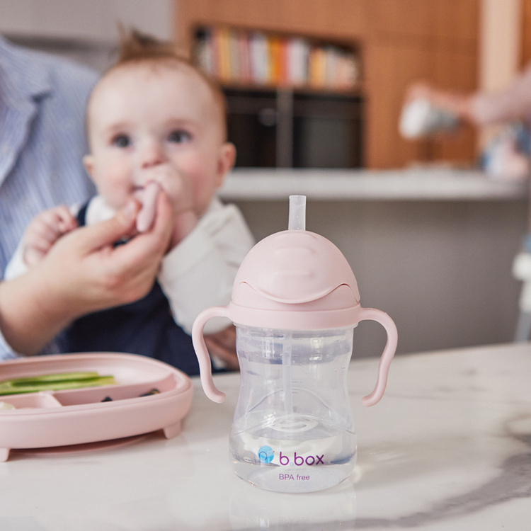 Lasten pillimuki ja juomapullo B.box Sippy Cup Blush