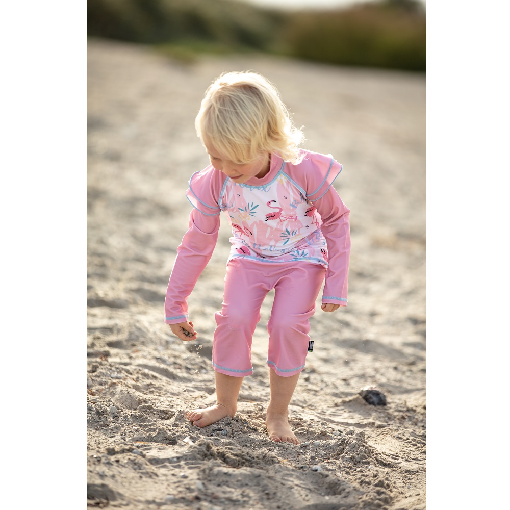 Lasten UV-uimapuku Swimpy Flamingo