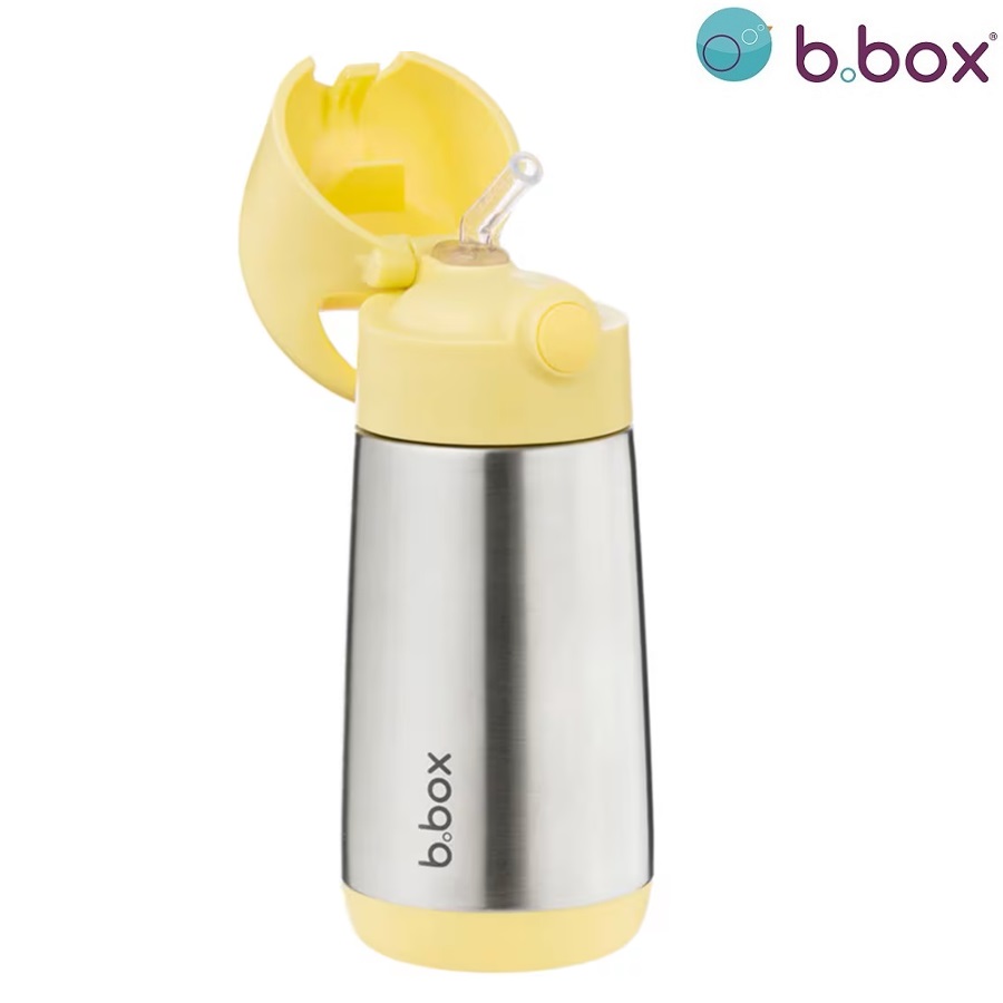 Lasten termospullo ja juomapullo B.box Insulated Bottle Lemon Twist