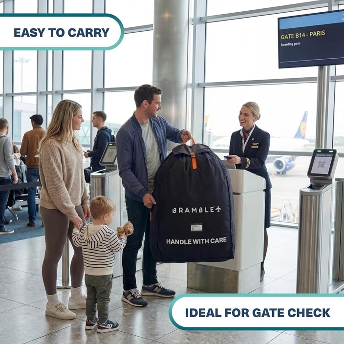 Kuljetuslaukku rattaille Bramble Gate Check Stroller Bag