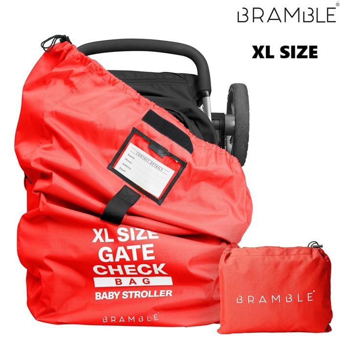 Kuljetuslaukku Rattaille - Bramble Gate Check Stroller Bag XL Red Kuljetuslaukku Rattaille - Bramble Gate Check Stroller Bag XL Red