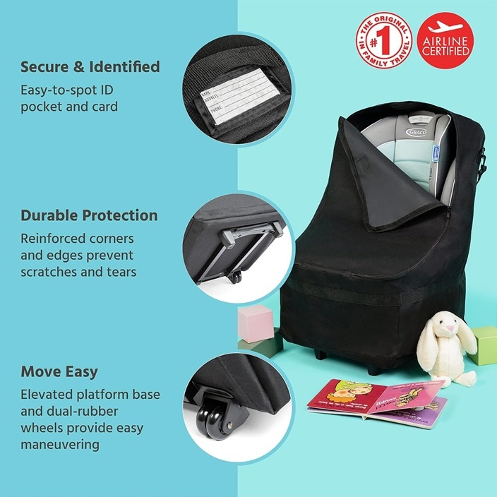 Kuljetuslaukku Turvaistuimelle -JL Childress Car Seat Travel Bag
