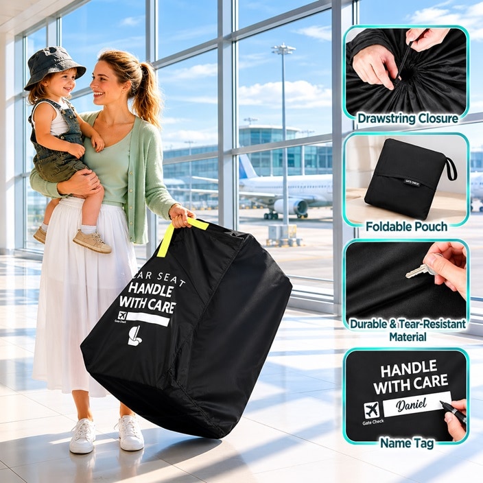 Kuljetuslaukku Turvaistuimelle - Guiseapue Car Seat Bag
