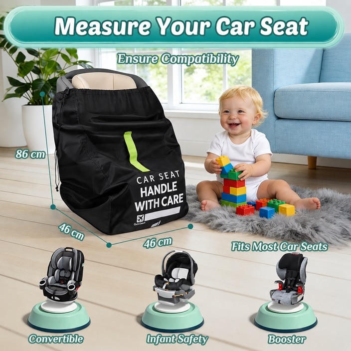Kuljetuslaukku Turvaistuimelle - Guiseapue Car Seat Bag