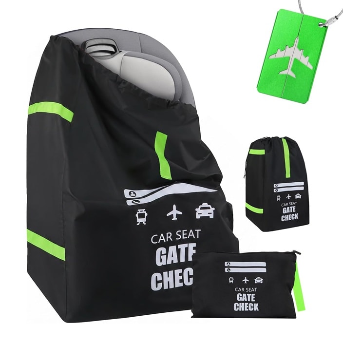 Kuljetuslaukku turvaistuimelle ja turvakaukaloille Yeria Gate Check Car Seat Bag
