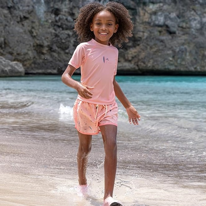 Lasten UV-Paita ja UV-Uimahousut Playshoes Surfboard Pink Uimapuku Lasten UV-Paita ja UV-Uimahousut Playshoes Surfboard Pink Uimapuku