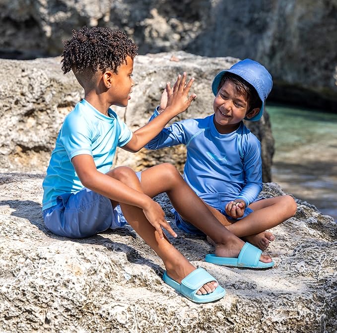 Lasten UV-paita ja UV-uimahousut Playshoes Shark Turquoise Lasten UV-paita ja UV-uimahousut Playshoes Shark Turquoise