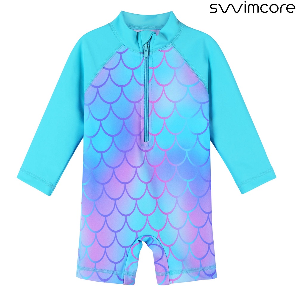 Lasten UV-uimapuku Swimcore Blue Mermaid