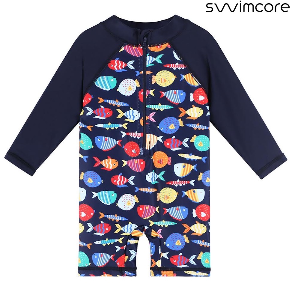 Lasten UV-uimapuku Swimcore Colourful Fish