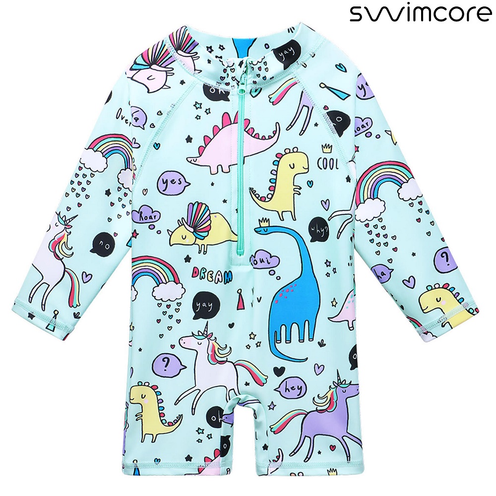 Lasten UV-uimapuku Swimcore Dino