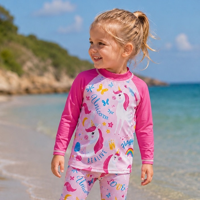 Lasten UV-Uimapaita - Swimpy Unicorn