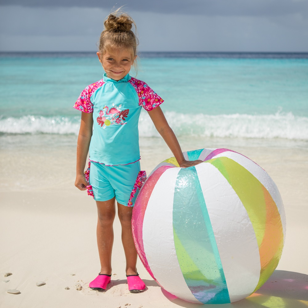 Playshoes Lasten UV-Uimapuku - Flamingo