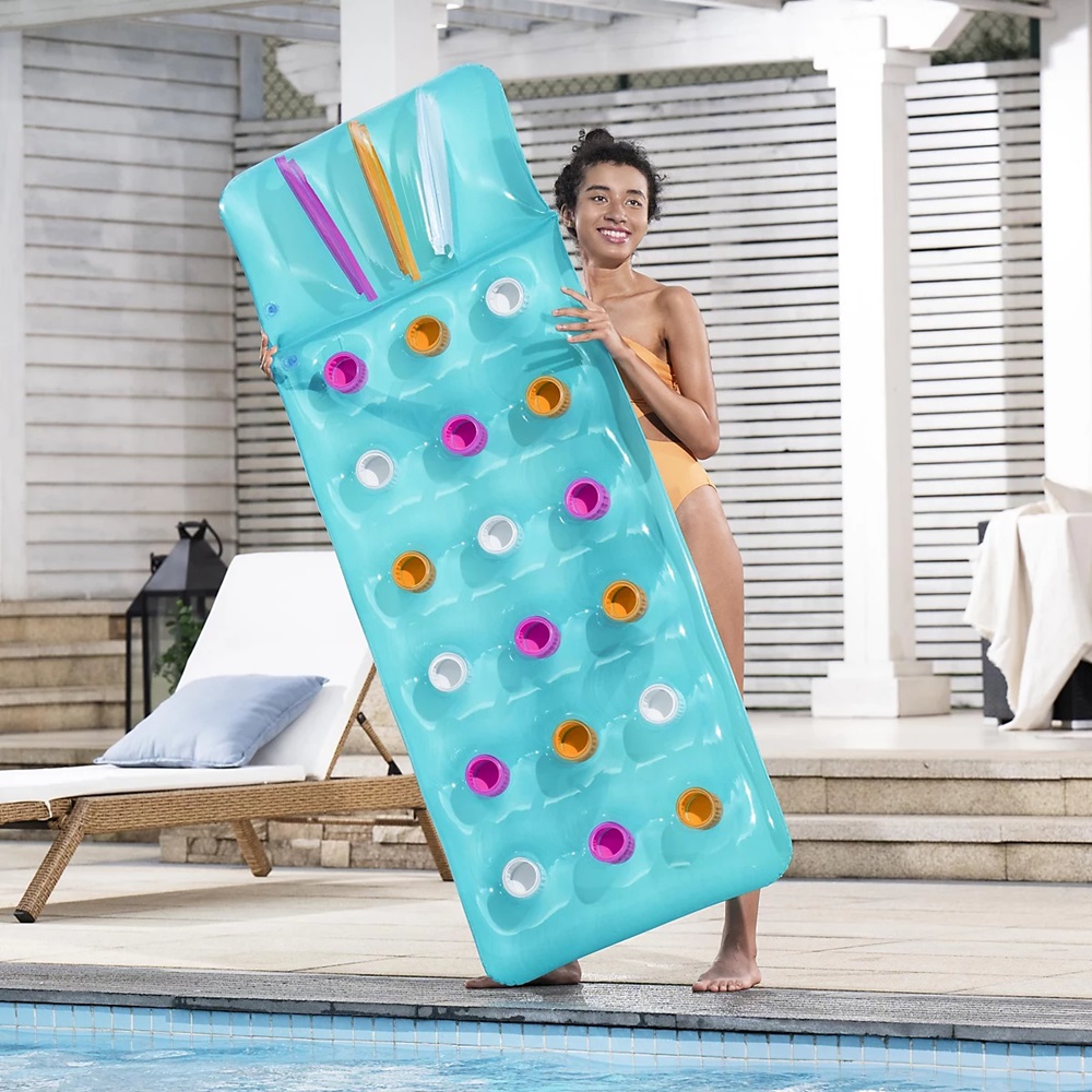 Uimapatja - Bestway Inflatable Fashion Lounge Blue