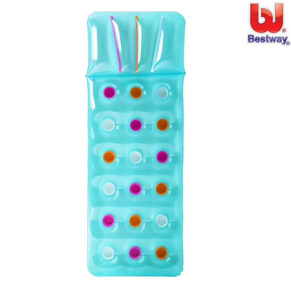 Uimapatja - Bestway Inflatable Fashion Lounge Blue