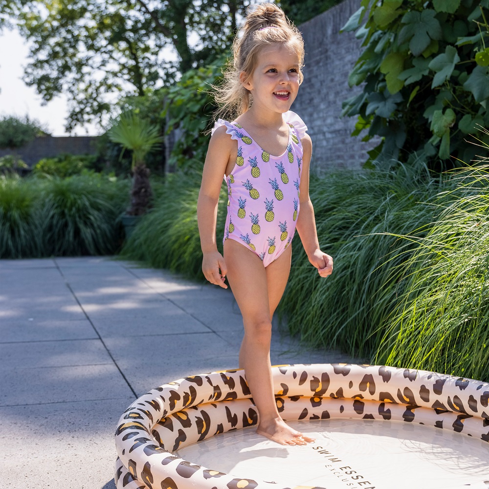 Lasten puhallettava uima-allas Swim Essentials Beige Leopard