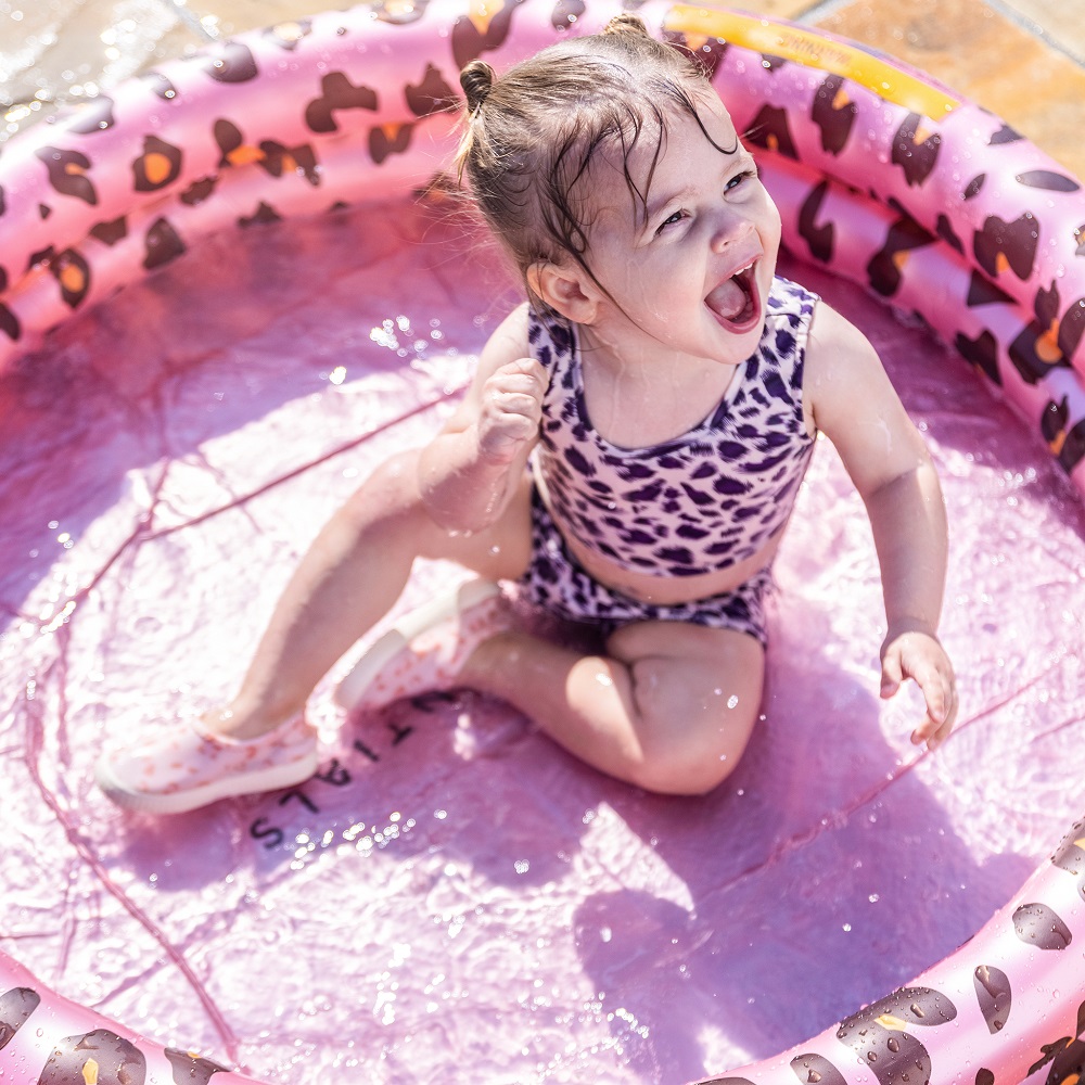 Lasten puhallettava uima-allas Swim Essentials Pink Leopard