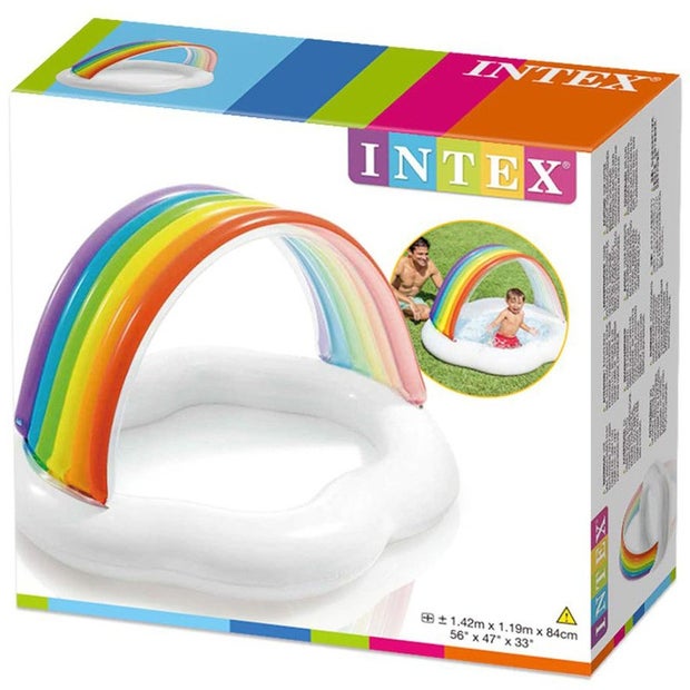 Lasten Puhallettava uima-allas Intex Cloud and Rainbow