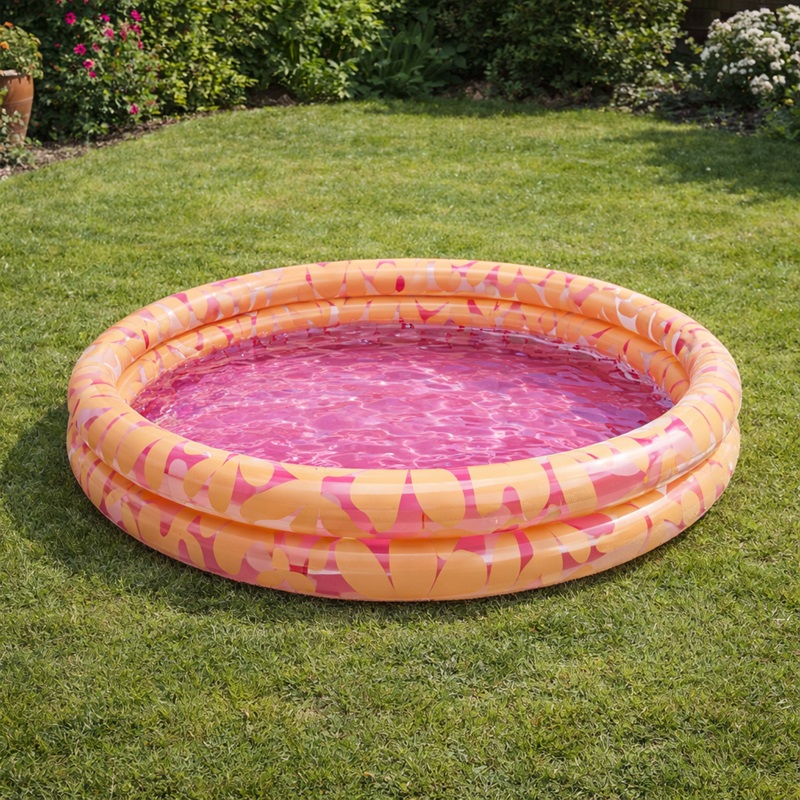 Puhallettava Lastenallas - Swim Essentials Pink Flowers