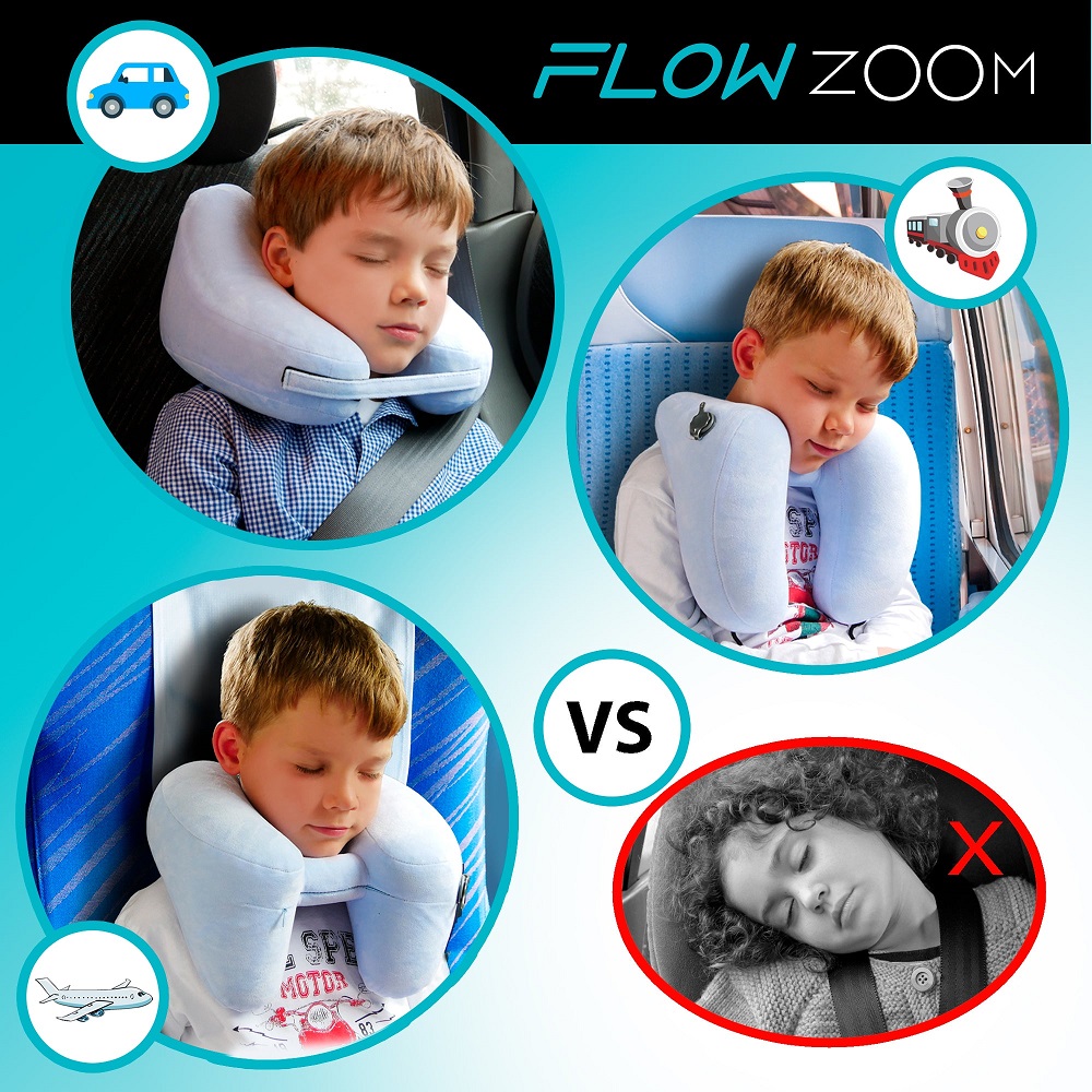 Lasten puhallettava niskatyyny Flowzoom Air