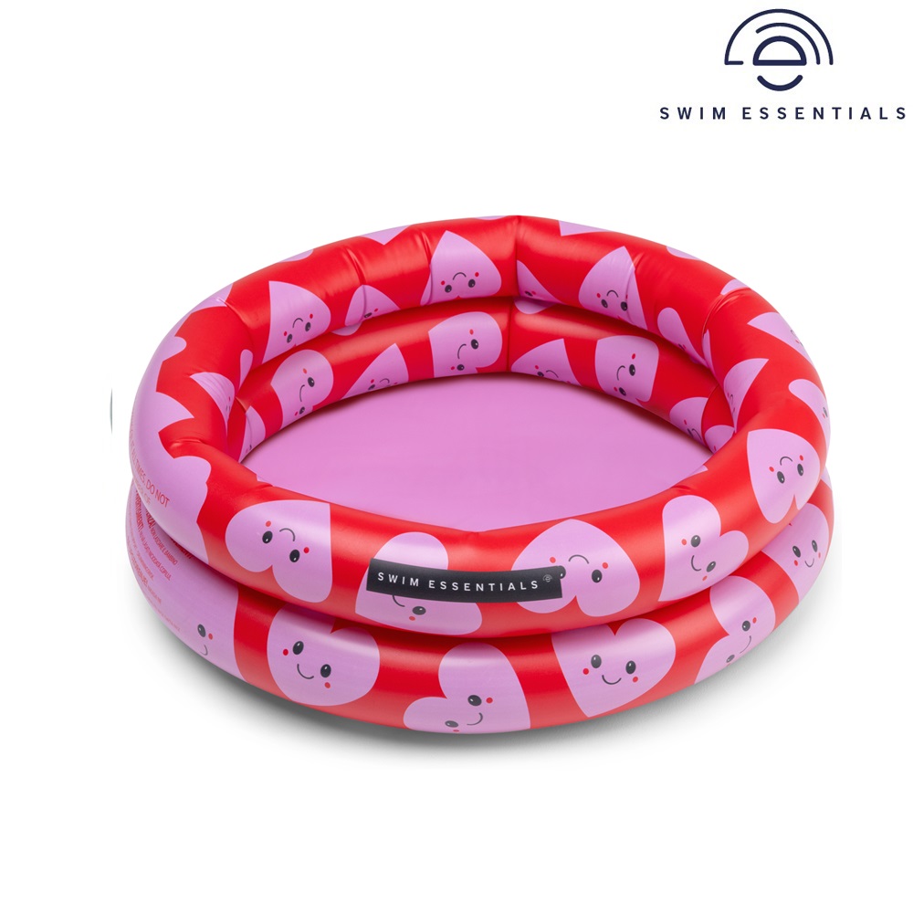 Puhallettava lastenallas Pink Hearts