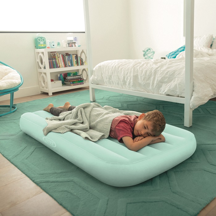 Lasten puhallettava patja Intex Cosy Kids Light Blue