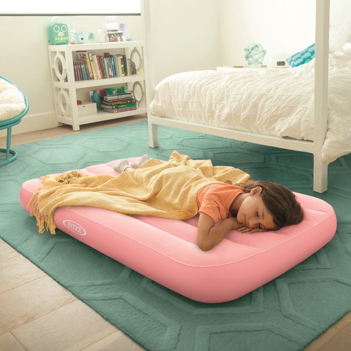 Lasten puhallettava patja Intex Cosy Kids Light Pink