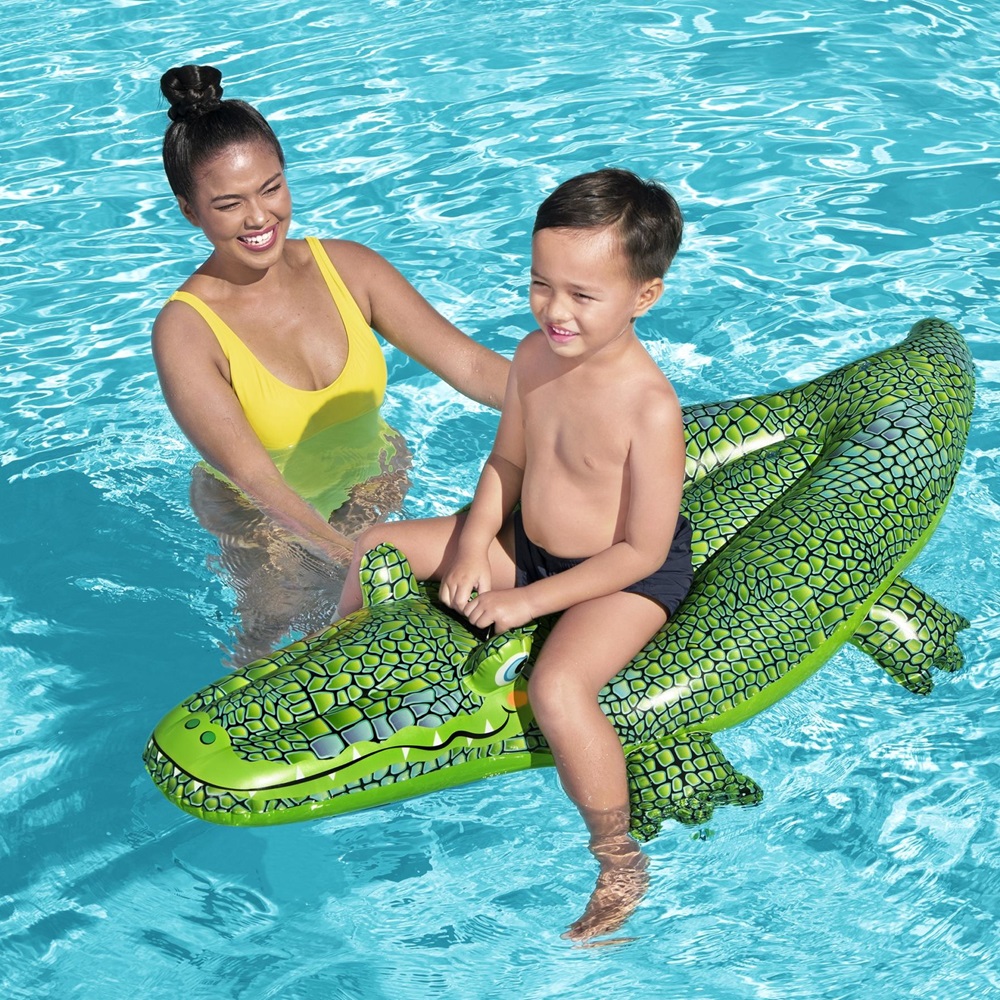 Uimalelu - Bestway Puhallettava Buddy Croc Pool Float
