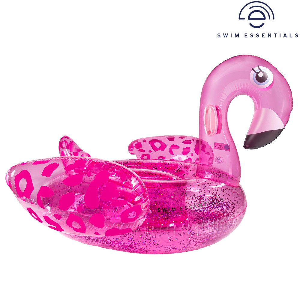 Lasten uimapatja uimalelu Swim Essentials Neon Flamingo XL