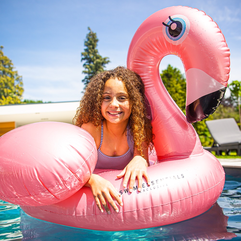 Lasten uimapatja uimalelu Swim Essentials Flamingo XL