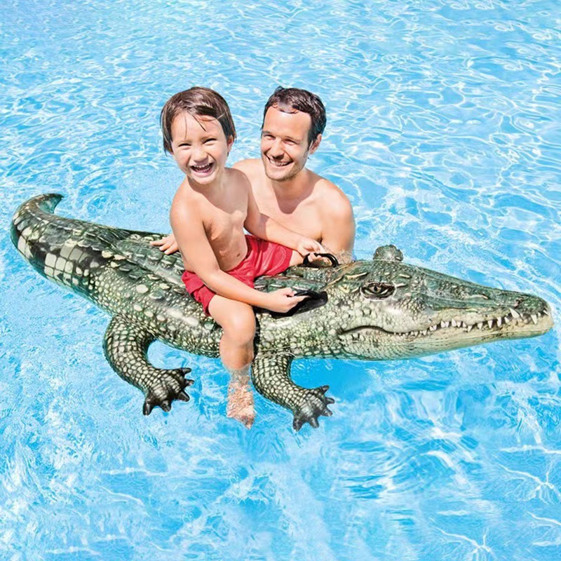 Lasten uimalelu Intex Tropical Alligator XXL
