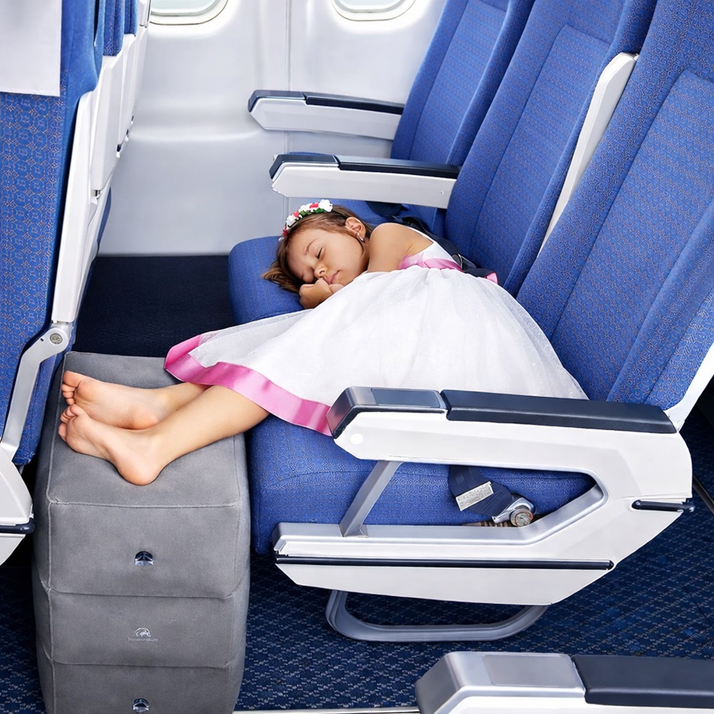 Puhalettava Lentosänky - Jalkatuki Travelhawk