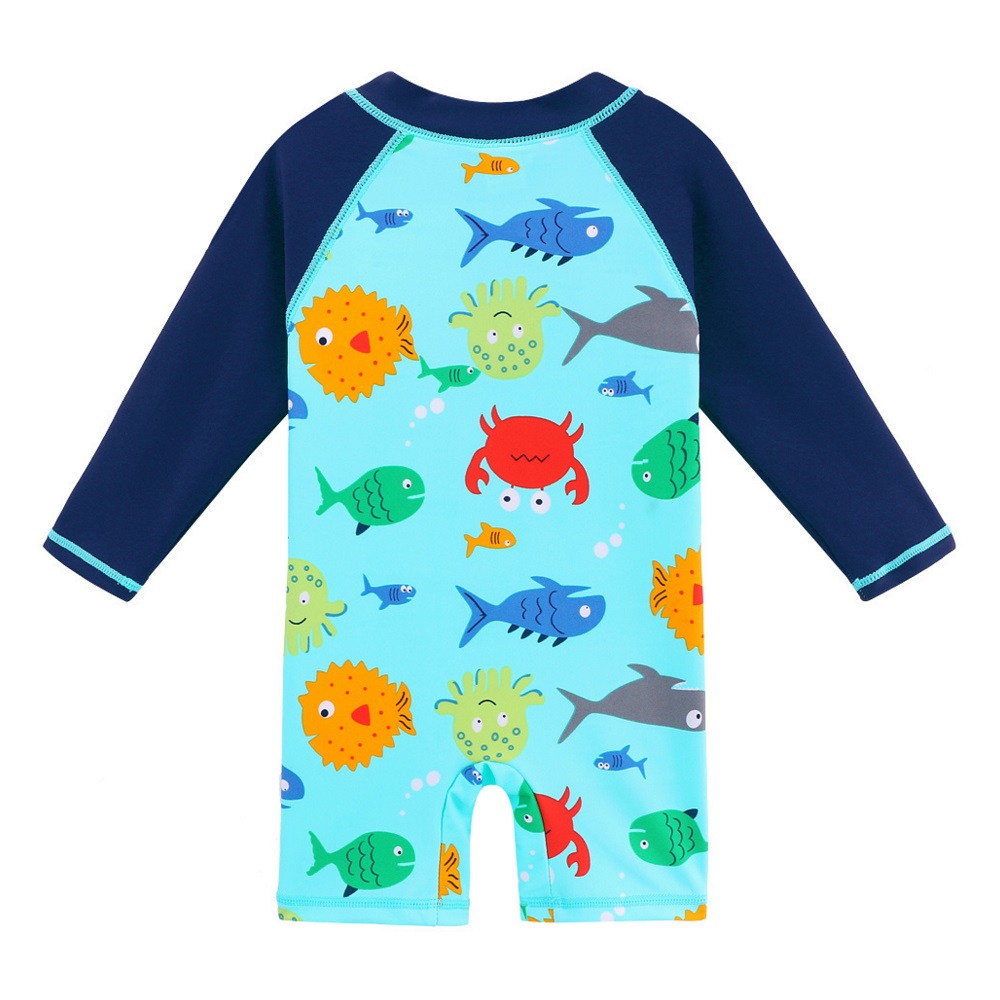 Lasten UV-uimapuku Swimcore Blue Sealife