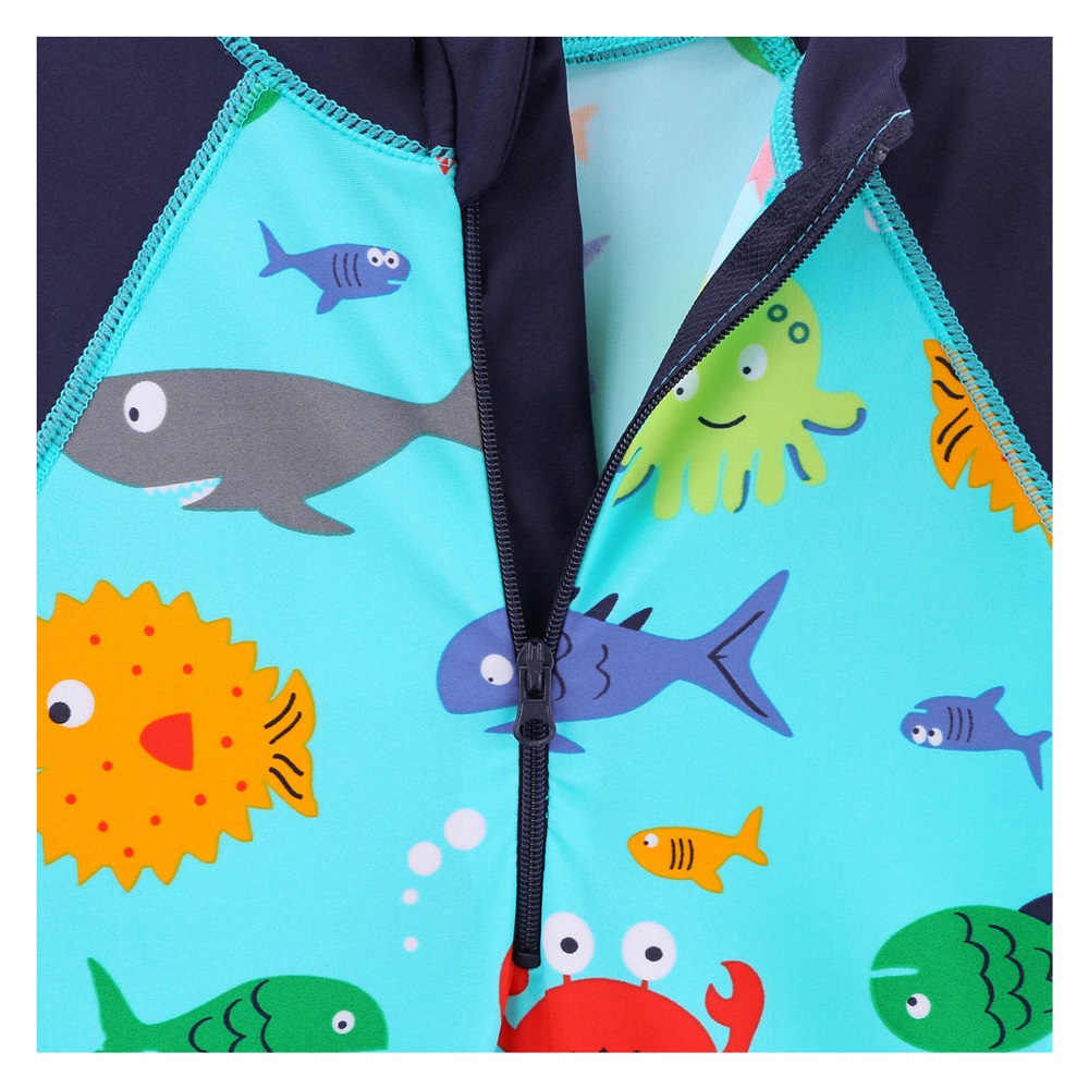 Lasten UV-uimapuku Swimcore Blue Sealife